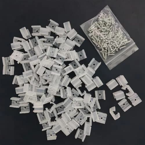 GYGhaoho LED Strip Light Fixing Clips 120 Pcs | Secure 12-14mm Strips with Screws thumbnail 6