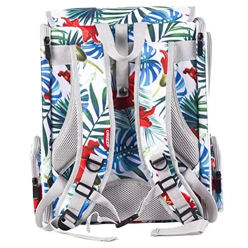 ORIZZP Bird Travel Carrier Backpack with Wooden Perch & Shade Cover | Multi-Colored, Small to Medium Bag for Parrots & Conures thumbnail 5
