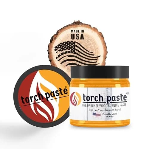Torch Paste Wood Burning Paste 3 oz | Heat-Activated Non-Toxic Craft Paste for Wood & Canvas thumbnail 1