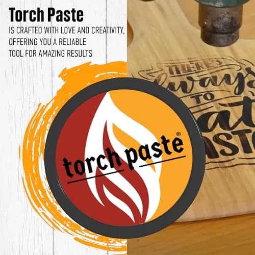 Torch Paste Wood Burning Paste 3 oz | Heat-Activated Non-Toxic Craft Paste for Wood & Canvas thumbnail 7