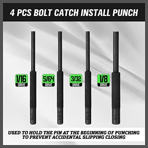 SWANLAKE GARDEN TOOLS 7-Piece Roll Pin Starter Punch and Install Punch Set 1.8mm (1/16") | Precision Assembly Tool thumbnail 3