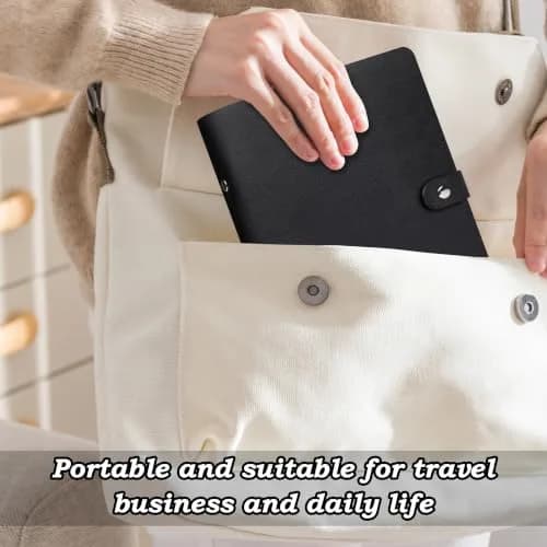 Aevdor Small Photo Album 4x6 | Holds 52 Photos, Black, Compact & Stylish thumbnail 4