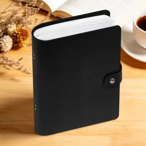 Aevdor Small Photo Album 4x6 | Holds 52 Photos, Black, Compact & Stylish thumbnail 7