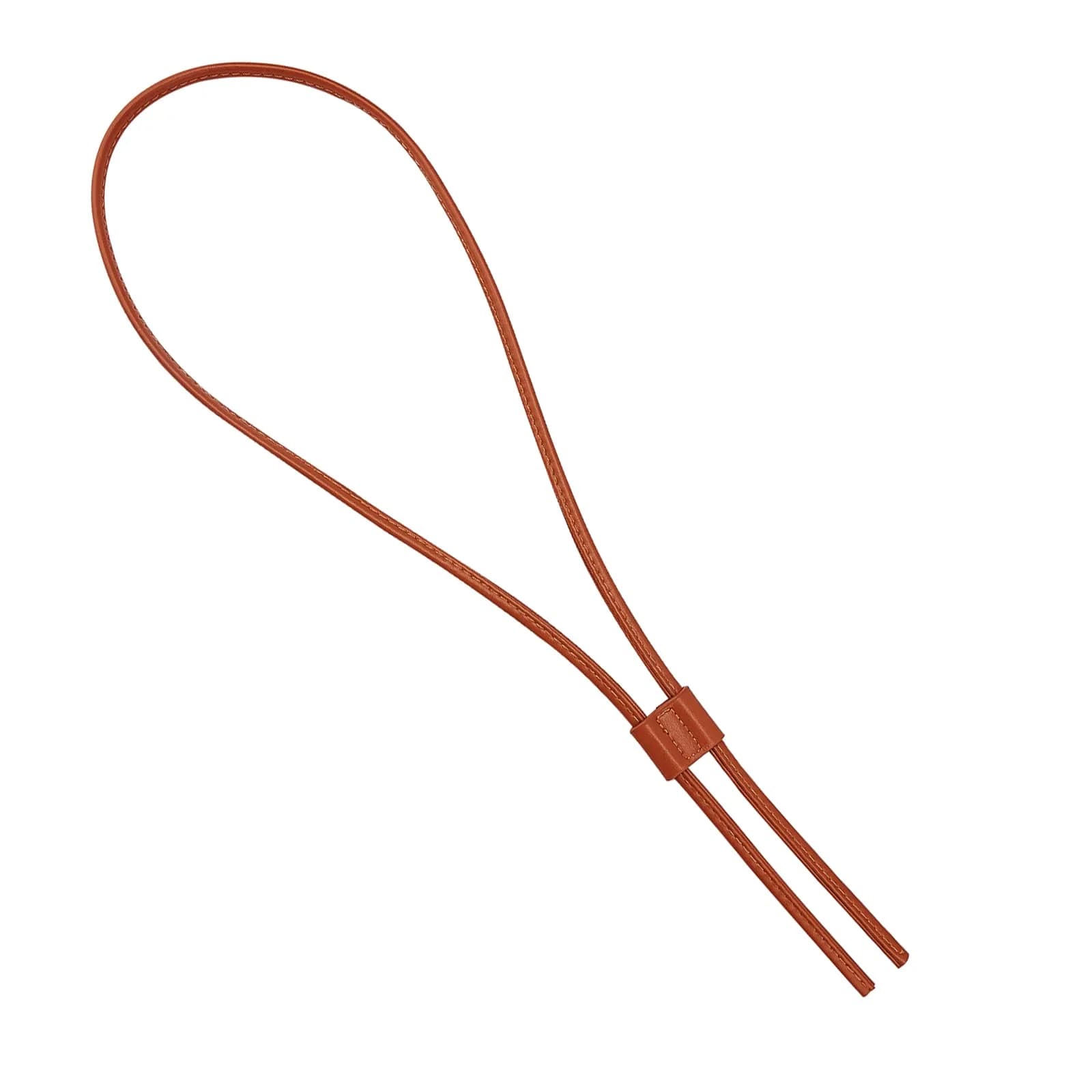 WADORN PU Leather Drawstring Purse Strap 40.1 Inch | Detachable Leather Bucket Bag Strap for DIY Bags