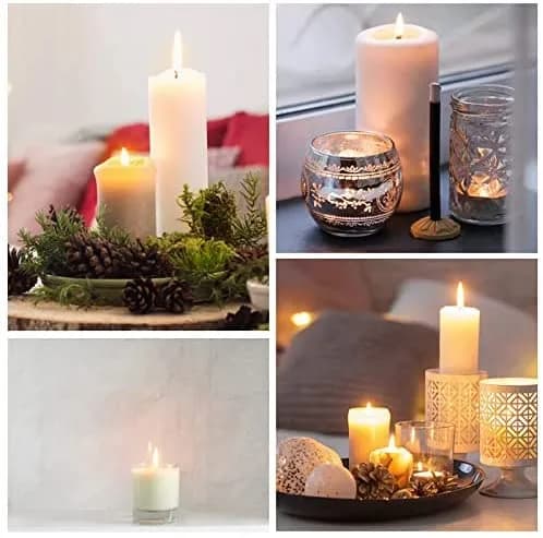 PXBBZDQ 4" Cotton Candle Wick 100 Piece Pre-Waxed for Candle Making, Thin, Lead & Zinc Free thumbnail 6