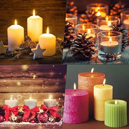 PXBBZDQ 4" Cotton Candle Wick 100 Piece Pre-Waxed for Candle Making, Thin, Lead & Zinc Free thumbnail 8