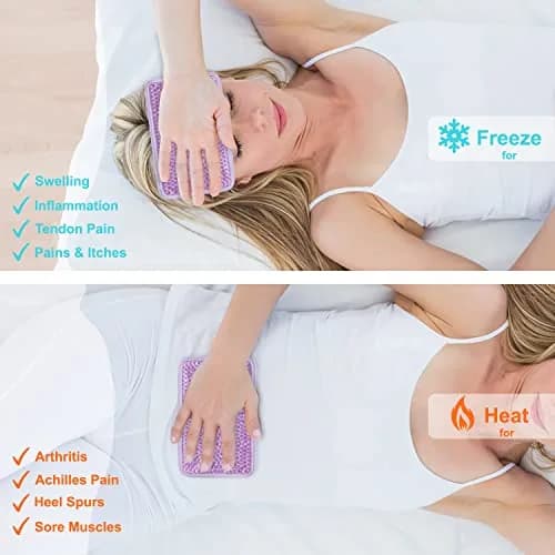 ZNÖCUETÖD Gel Ice Pack for Injuries 1 Pack | Reusable Hot Cold Therapy with Strap thumbnail 2
