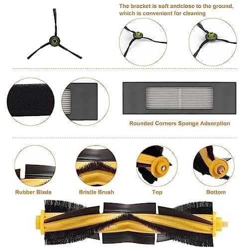 Chuancheng Replacement Parts Kit for Ecovacs Deebot T8 T8MAX N8 Pro | Durable & Easy to Replace thumbnail 3