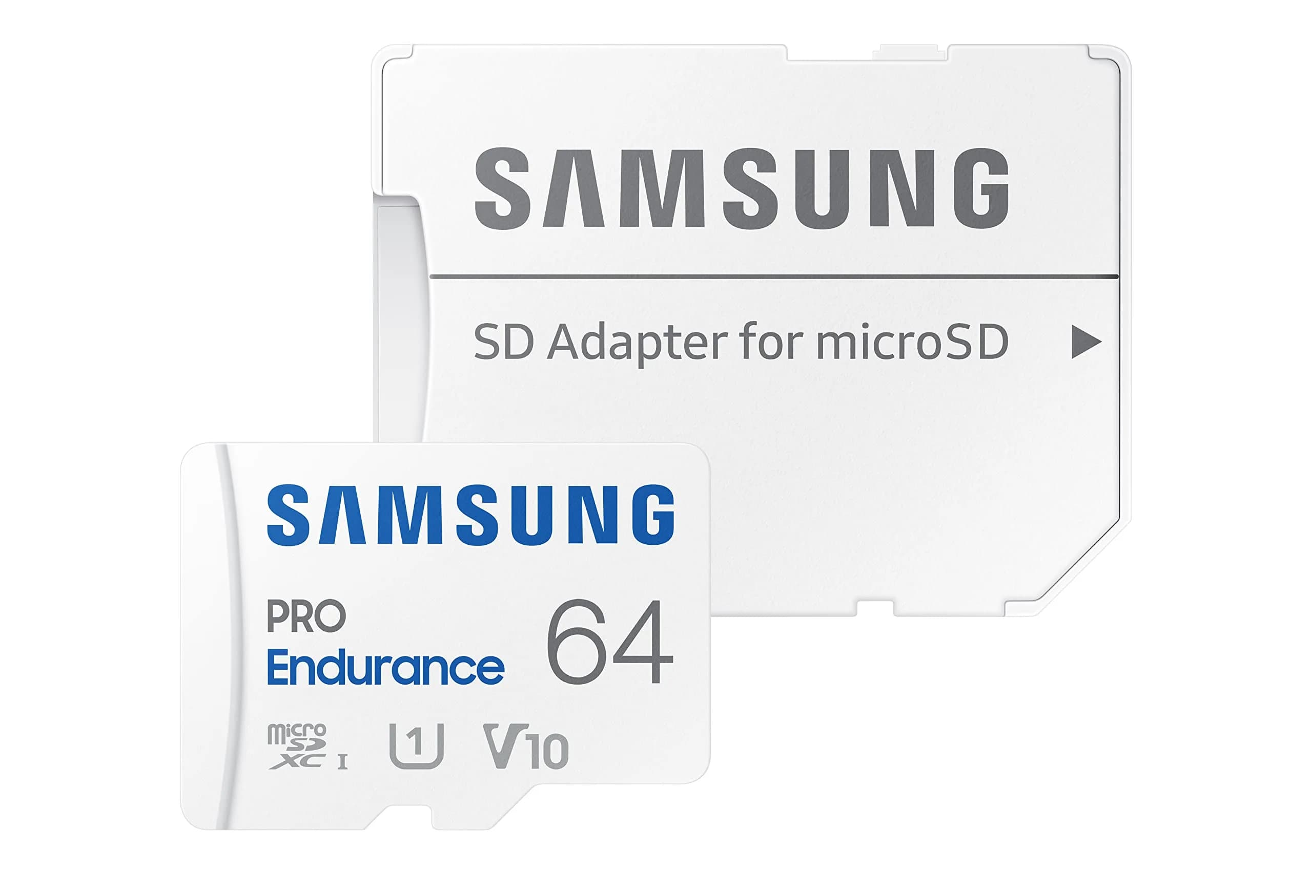 Samsung PRO Endurance 64GB microSDXC Memory Card with Adapter | Built for 35,040 Hours Recording - view 2