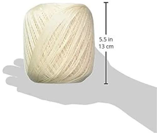 Red Heart Classic Cotton Crochet Thread Size 10, White, 1000 Yards (914m) | 100% Mercerized Cotton for Doilies, Tablecloths, Home Décor thumbnail 2