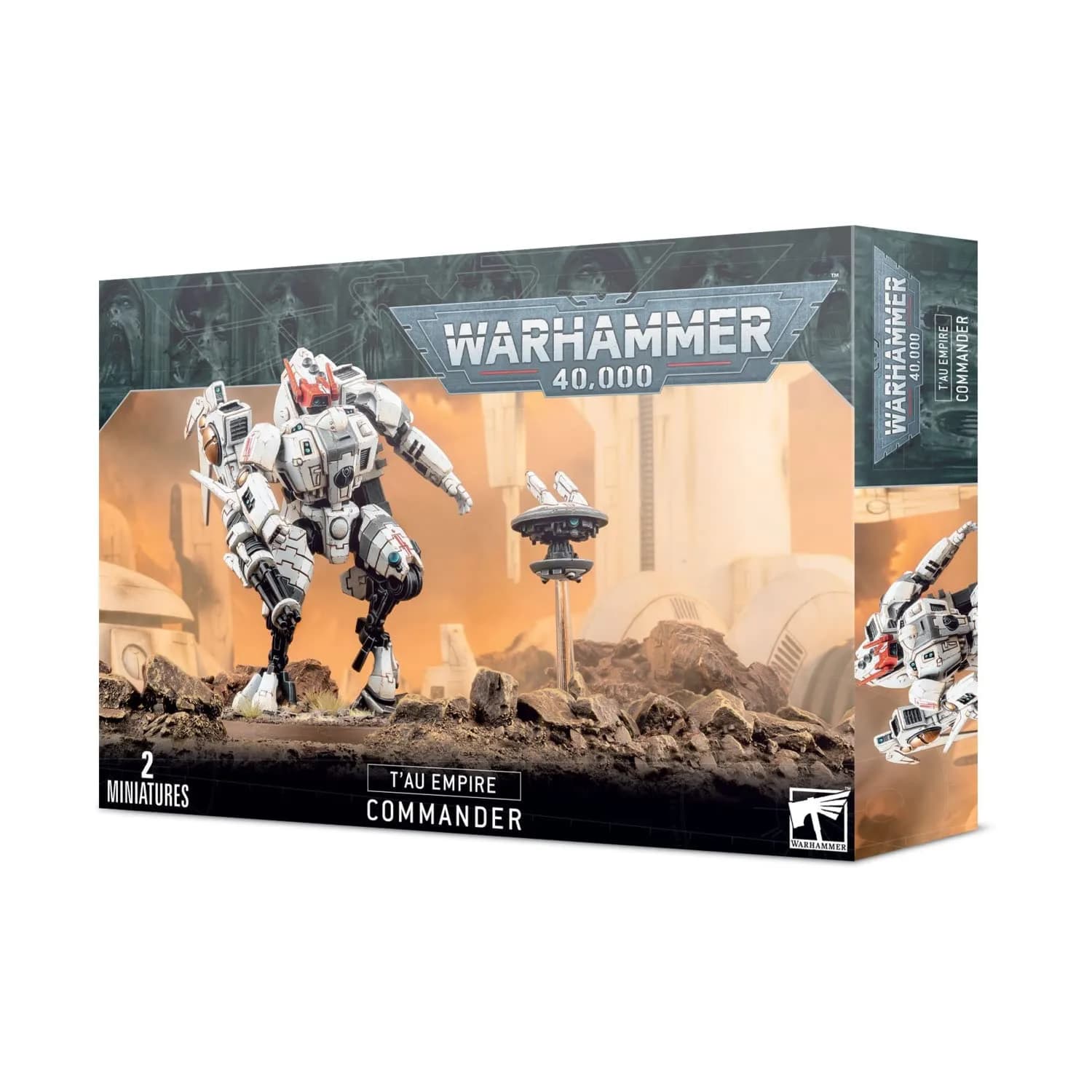 Games Workshop Warhammer 40k Tau Commander Miniature Figure | 14 cm (5.5 in) Length - main product image