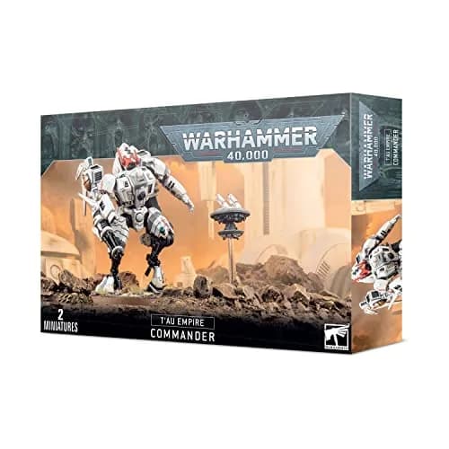 Games Workshop Warhammer 40k Tau Commander Miniature Figure | 14 cm (5.5 in) Length thumbnail 1