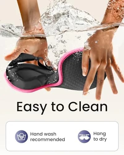 WAOAW Sleep Mask for Men Women | 3D Breathable Soft Comfortable Eye Mask for Travel & Sleep thumbnail 6