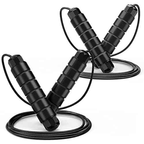 Loocio Jump Rope 110 inches | Tangle-Free Rapid Speed with Ball Bearings for Kids & Adults thumbnail 1