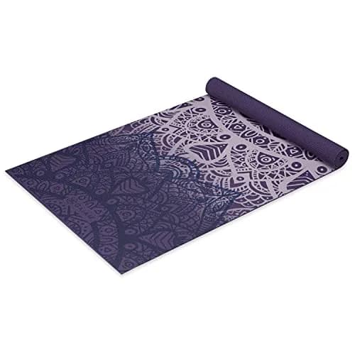 Gaiam Yoga Mat Classic Print, 4mm Non-Slip Mat (Pink Marrakesh) | Lightweight, Non-Slip, Eco-Friendly thumbnail 1