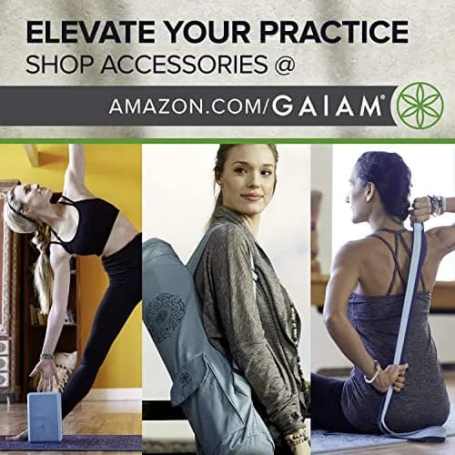 Gaiam Yoga Mat Classic Print, 4mm Non-Slip Mat (Pink Marrakesh) | Lightweight, Non-Slip, Eco-Friendly thumbnail 6