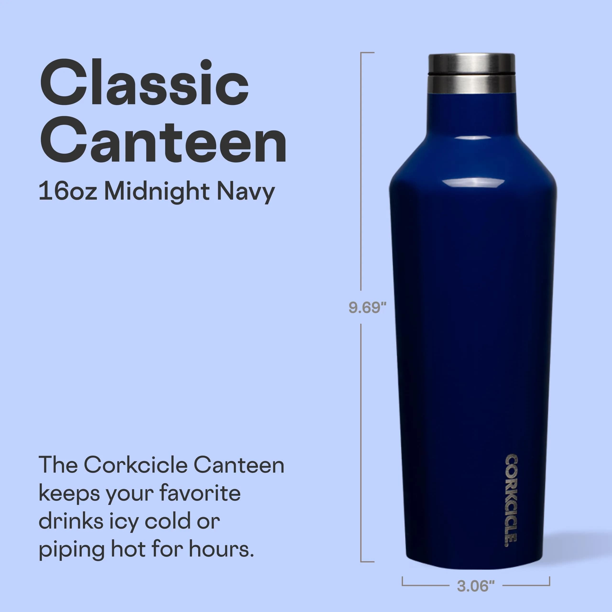 Corkcicle Insulated Canteen, 16 oz (475 ml) | Keeps Cold 25H, Hot 12H - view 2