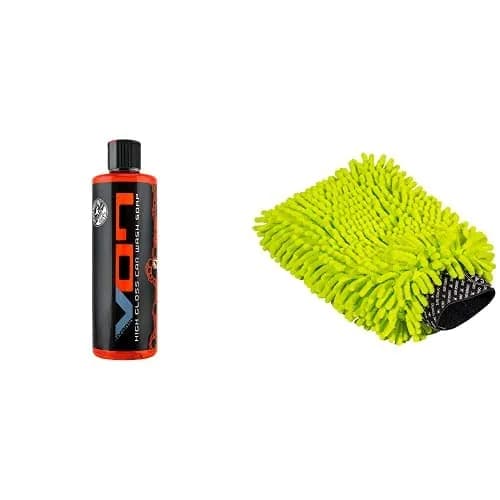 Chemical Guys Hybrid V7 Car Wash Soap & Mitt 473ml (16 oz) | High Gloss Foaming Formula - main product image