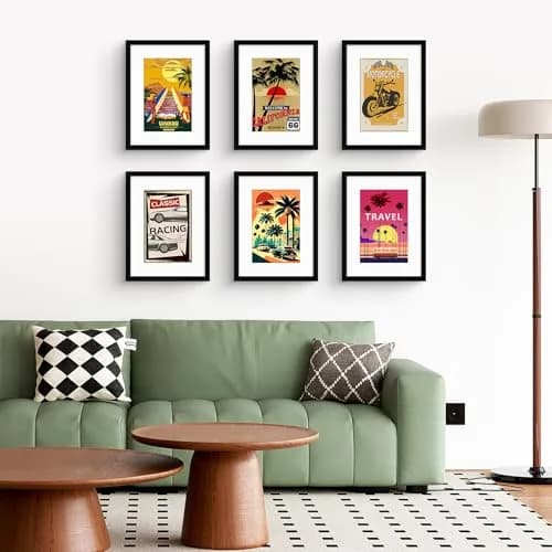 Golden State Art 12x16 Picture Frame, Solid Wood & Real Glass, Black | Classic Wall & Tabletop Decor thumbnail 6