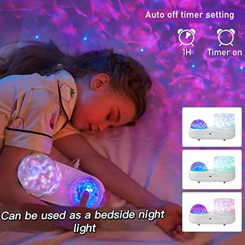 STARS LAMP Ocean Night Light Projector 20.3cm (8 inch) | Creates Relaxing Sea-Like Environment thumbnail 5