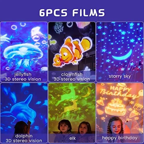 STARS LAMP Ocean Night Light Projector 20.3cm (8 inch) | Creates Relaxing Sea-Like Environment thumbnail 2