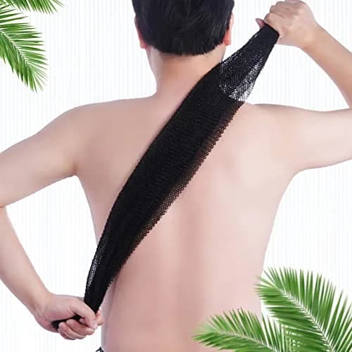 Fengek African Exfoliating Net Body Scrubber 80cm (31.5 Inch) | 2 Pack Multicolor thumbnail 7