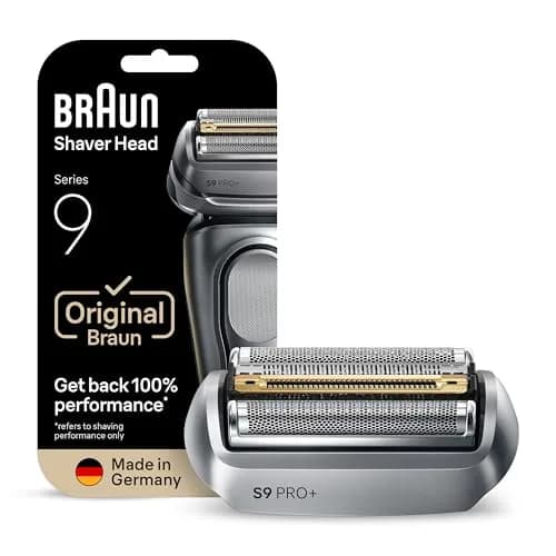Braun Series 9 Men's Electric Shaver Head Replacement Blade Silver | Compatible with Series 9 Pro thumbnail 1