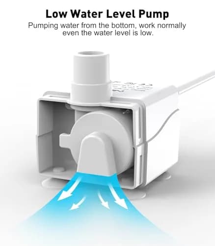 NPET DF10 Dog Water Fountain Replacement Pump | Large Capacity, BPA-Free, Ultra-Quiet, 5L thumbnail 2