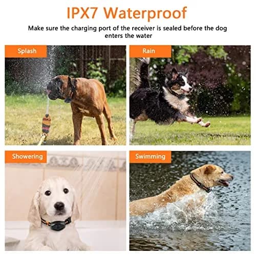 MAISOIE Dog Training Collar with Remote - 1300ft Range, IPX7 Waterproof Receiver, 3 Modes (Beep, Vibration, Static) for Small to Large Dogs thumbnail 5