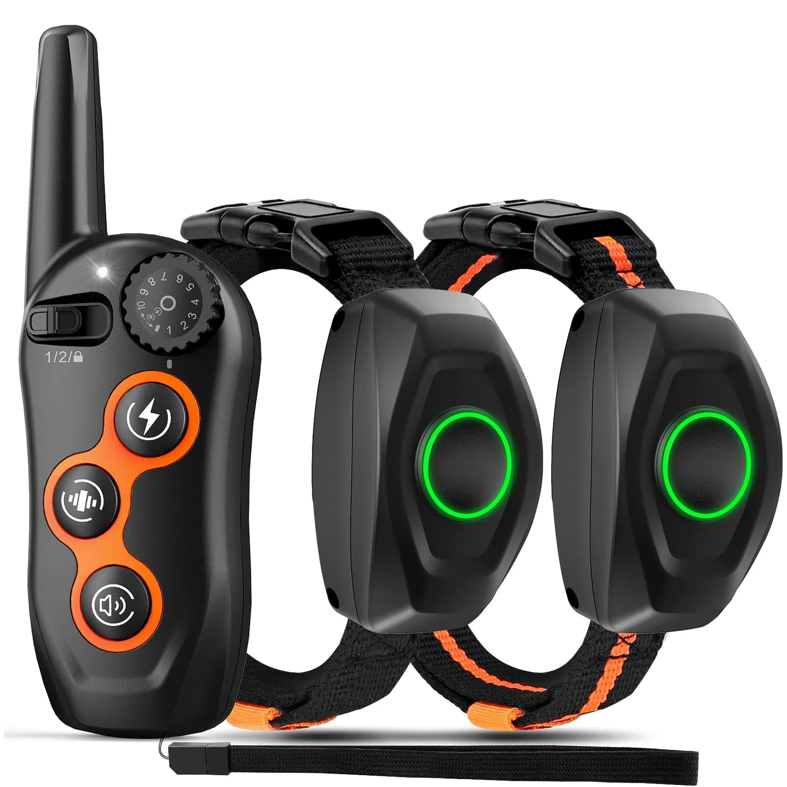 MAISOIE Dog Training Collar with Remote - 1300ft Range, IPX7 Waterproof Receiver, 3 Modes (Beep, Vibration, Static) for Small to Large Dogs