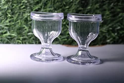 AYUSHYA HEALTH Transparent Eye Wash Cup Set of 2 | Safe, Reusable & Toxin-Free for Eye Cleansing thumbnail 8