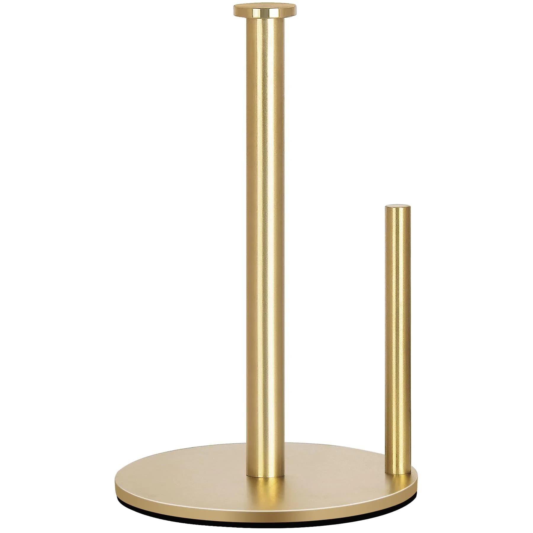 OBODING Gold Countertop Paper Towel Holder, Stainless Steel, Modern Kitchen and Bathroom Organization | Rust-Proof Design - main product image