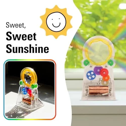Kikkerland Solar Powered Rainbow Maker Standing Crystal | Creates Rainbow Patterns with Sunlight thumbnail 4