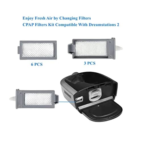 Ezzke CPAP Filters Compatible with Philips DreamStation 2 | 9 PCS Pack for Clean Air & Device Protection thumbnail 4