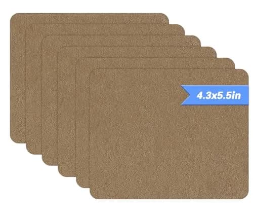 Azobur Self-Adhesive Fabric Repair Patch 6 pcs | Microfiber Suede for Sofa & Furniture thumbnail 1