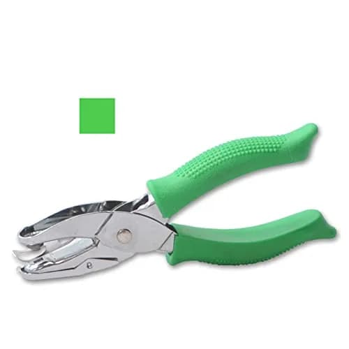 RUIFYRAY 1/6" Square Hole Punch (13mm x 6mm x 1.5mm) | Metal Craft Puncher for DIY Paper Crafts thumbnail 1