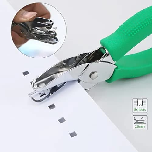 RUIFYRAY 1/6" Square Hole Punch (13mm x 6mm x 1.5mm) | Metal Craft Puncher for DIY Paper Crafts thumbnail 3