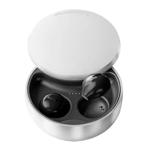 Xmenha Invisible Wireless Earbuds Bluetooth in-Ear Mini Discreet Tiny Earpiece with Charging Case for Small Ears, 6 Hours Playtime thumbnail 1