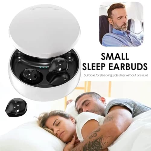 Xmenha Invisible Wireless Earbuds Bluetooth in-Ear Mini Discreet Tiny Earpiece with Charging Case for Small Ears, 6 Hours Playtime thumbnail 7