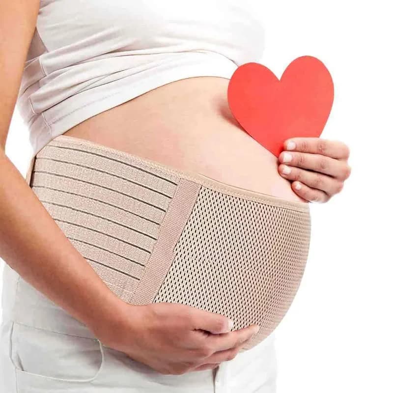 AIWITHPM Pregnancy Support Belt for Back Pain Relief | 27.5"-55" Adjustable Size - main product image