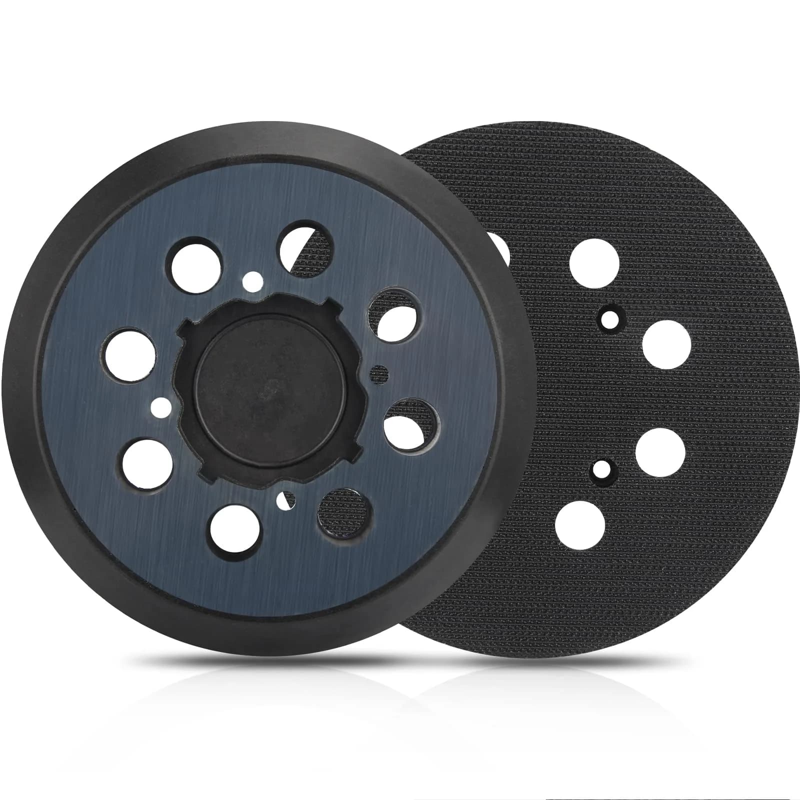 Gnellkoor 5 Inch Orbital Sander Pad Replacement 2 Pack | Compatible with DeWalt DWE64233 & N329079 — Random