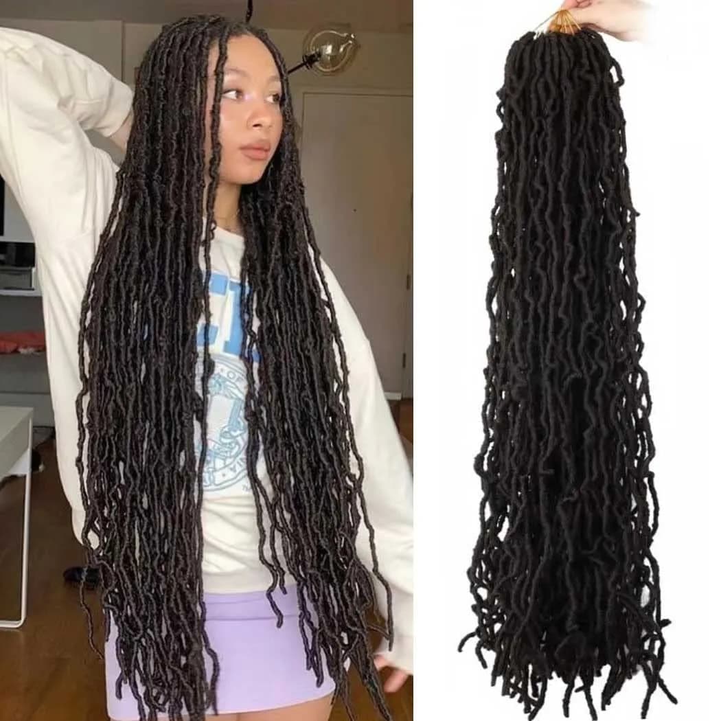 Datuoda 36 Inch Soft Locs 6 Packs | Trendy Faux Locs for Black Women (36 Inch, 6 Packs)
