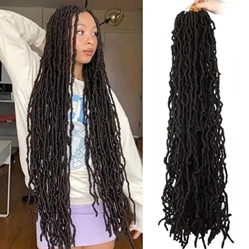Datuoda 36 Inch Soft Locs 6 Packs | Trendy Faux Locs for Black Women (36 Inch, 6 Packs) thumbnail 1