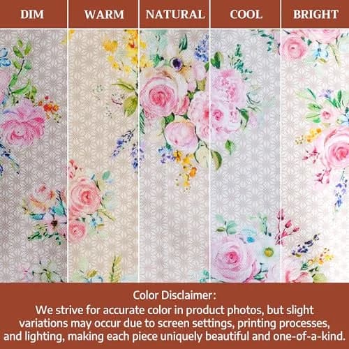 Maison d' Hermine Sweet Rose Lavender Cotton Canvas Tote Bag 45cm (17.7") | Reusable Shoulder Grocery Bag thumbnail 6