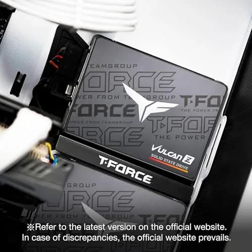 TEAMGROUP T-Force Vulcan Z 2TB SSD | 550/500 MB/s R/W Speed, SATA III, 3D NAND (45g) thumbnail 7
