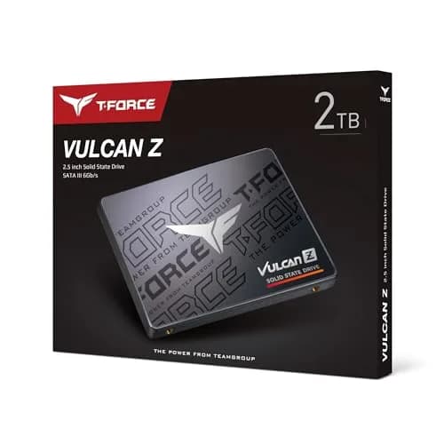 TEAMGROUP T-Force Vulcan Z 2TB SSD | 550/500 MB/s R/W Speed, SATA III, 3D NAND (45g) thumbnail 8