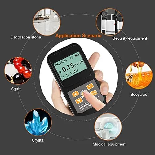 MOESAPU FS-600 Nuclear Radiation Detector Geiger Counter with Click Sound | 145g (5.1 oz) thumbnail 6