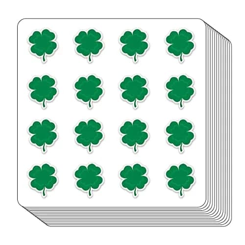 GUVSPTI Four-Leaf Clover Planner Stickers 0.5in | Scrapbooking Kids DIY Calendar Crafting 208-Pack thumbnail 1