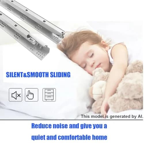 Betesy Hardware 6 Pairs 15 Inch Undermount Soft Close Drawer Slides | Heavy Duty, Silent Operation thumbnail 6
