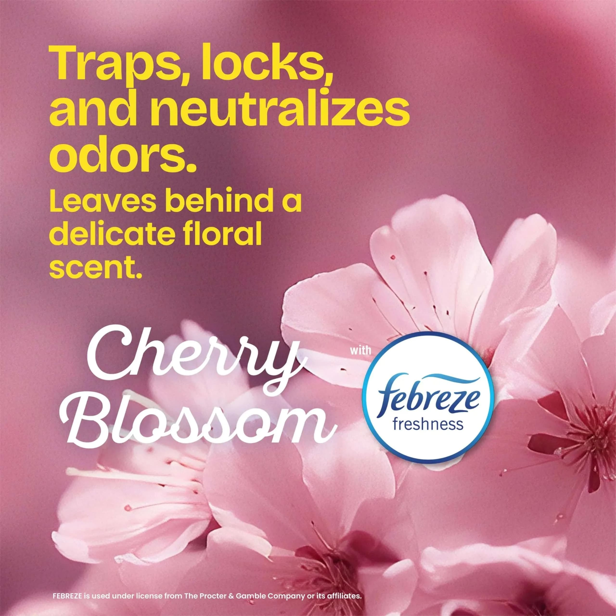 Glad Small Trash Bags 4 Gallon, Cherry Blossom Scented - 34 Count Drawstring Bags | Odor Resistant - view 3